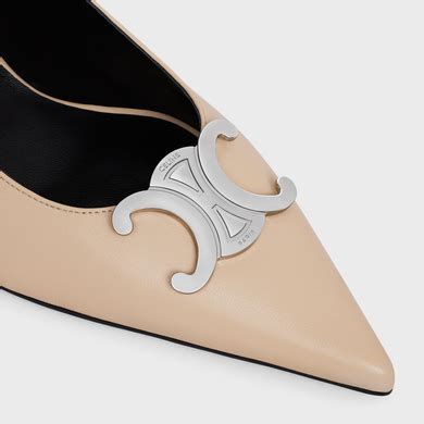 CELINE ALMA TRIOMPHE FLAT SLINGBACK in LAMBSKIN